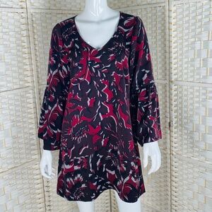 Vintage Saks Fifth Avenue Printed Mini Dress, M.